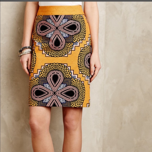 Maeve Dresses & Skirts - ANTHRO Maeve Clementina Pencil Skirt EUC